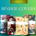 Vintage Floral II Binder Covers