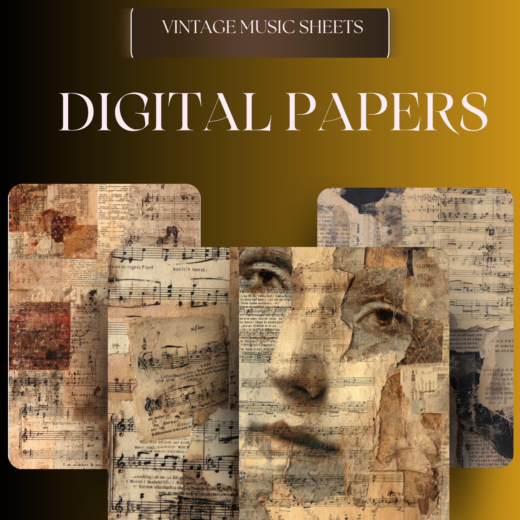 Vintag Music Sheets